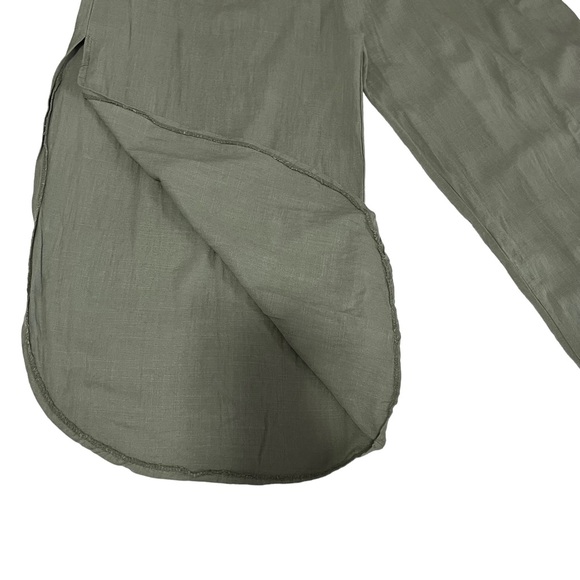 Via Vai by Pollero Italian Boutique Viscose Linen blend  Wide Leg Romper Sz S/M - Picture 10 of 14